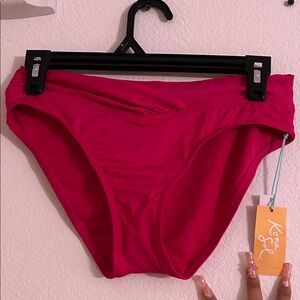 Kona Sol Vibrant Pink Swim Bottom
